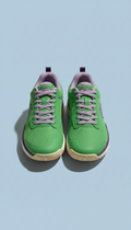 Lightweight pickleball shoes in grass green