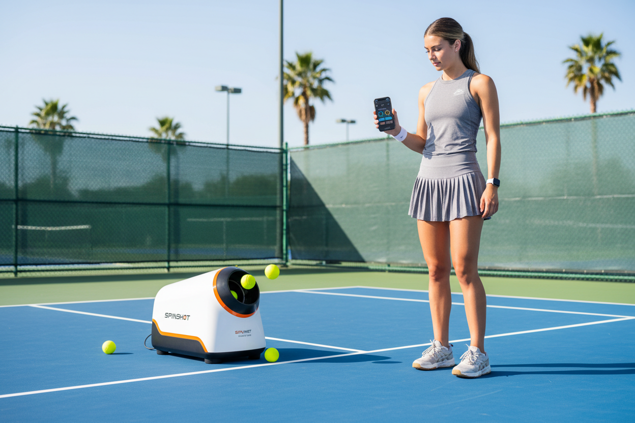 Spinshot Player smartphone app control