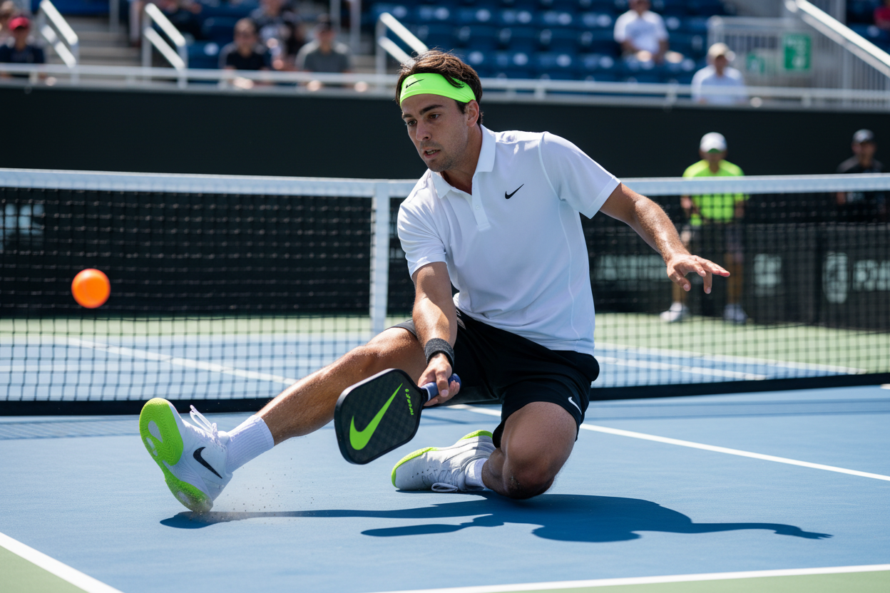 Nike React Vapor NXT on pickleball court